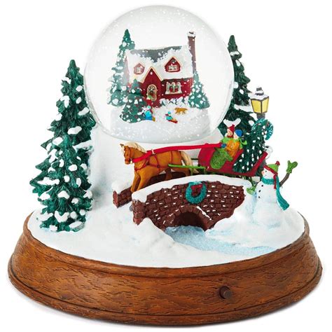 christmas snow globes at hallmark